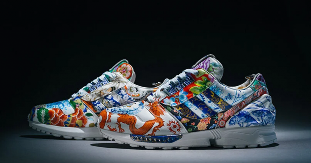 baskets-adidas-coloree-porcelaine