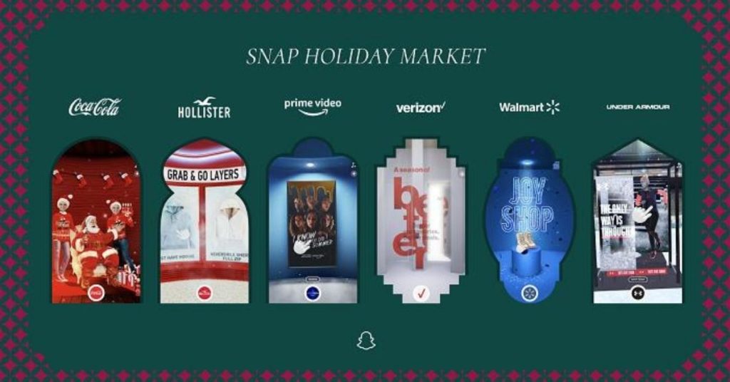 Noël-snapchat-partenariat-marques