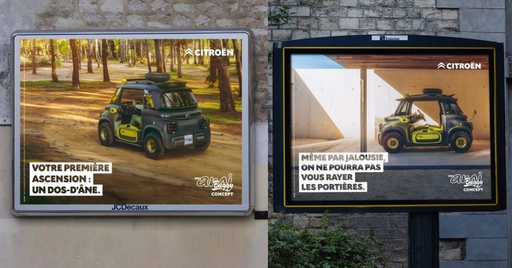 affiche-publicitaires-panneaux-voiture-buzzman-citroën