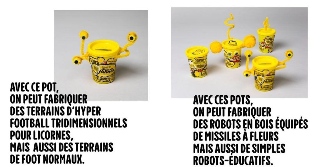 pâte-à-modeler-campagne-collaboration-pièces-jaunes
