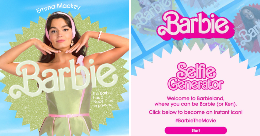 generateur-selfies-barbie-film