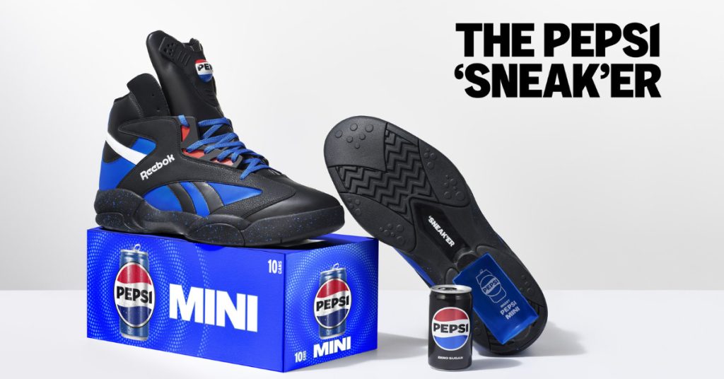 pepsi-sneaker-reebok-shaquille-oneal-canette-soda-semelle