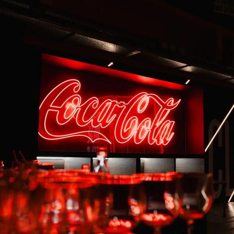 Bar néon Coca-Cola